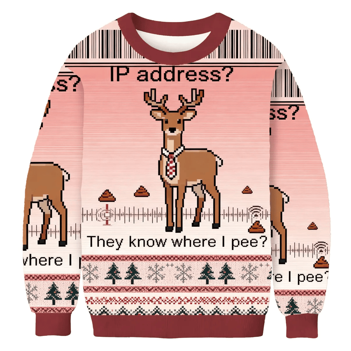 They Know Where l Pee Funny Ugly Sweater, Ugly Xmas Sweater, Christmas Ugly Sweatshirt