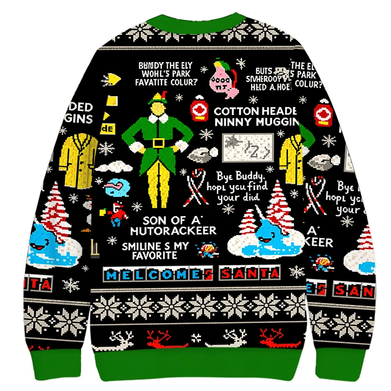 Christmas Movie Quotes Ugly Sweater, Funny Christmas Ugly Sweatshirt, Gift Ideas For Movie Lovers