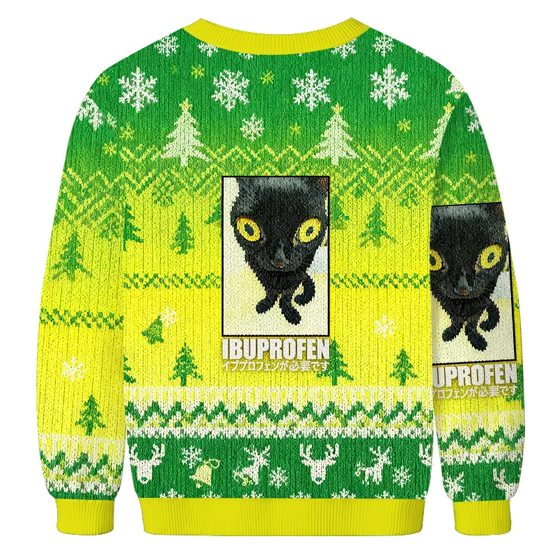 Need Ibuprofen Vintage Christmas Sweater, Ugly Xmas Sweater, Christmas Ugly Sweatshirt
