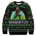 Santa Hat Bigfoot Vintage Christmas Sweater, Ugly Xmas Sweater, Christmas Ugly Sweatshirt
