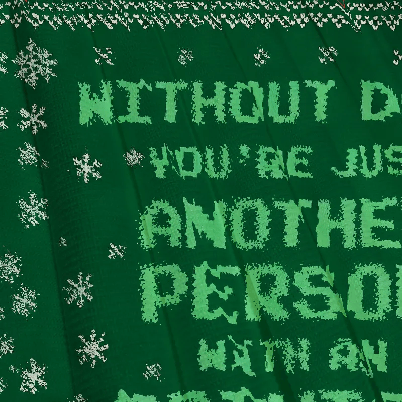 Without Data You're Just Another Person Vintage Christmas Sweater, Ugly Xmas Sweater, Christmas Ugly Sweatshirt