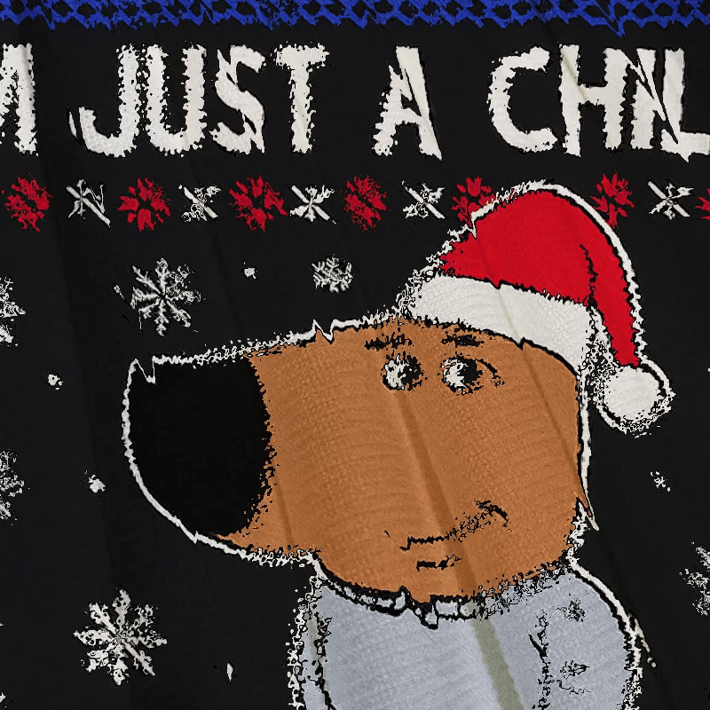 I'm Just A Chill Guy Who Like Vintage Christmas Sweater, Ugly Xmas Sweater, Christmas Ugly Sweatshirt