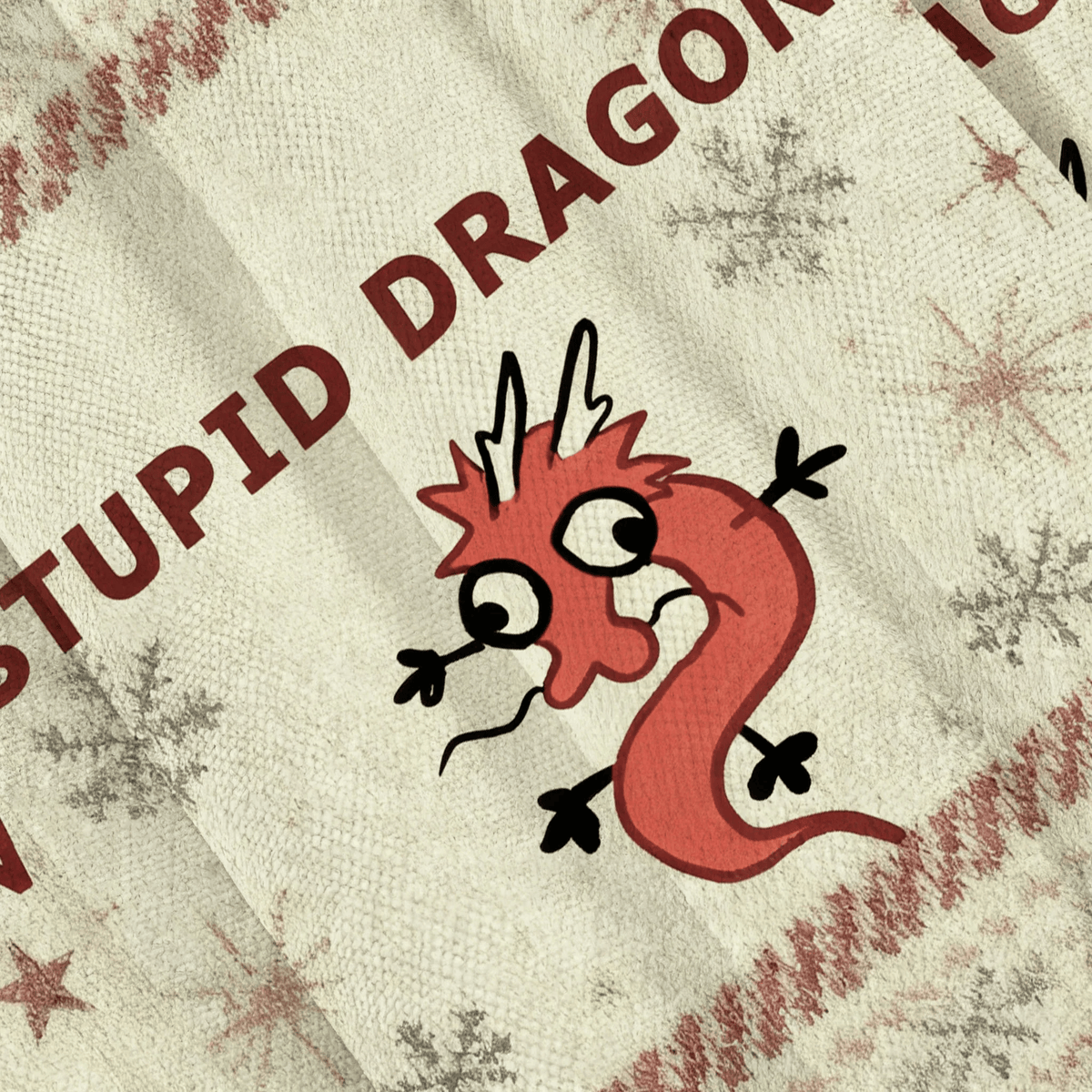 Stupid Dragon Funny Ugly Sweater, Ugly Xmas Sweater, Christmas Ugly Sweatshirt
