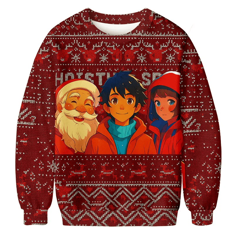 Christmas Spirit Christmas Ugly Sweatshirt, Vintage Christmas Sweater, Ugly Xmas Sweater