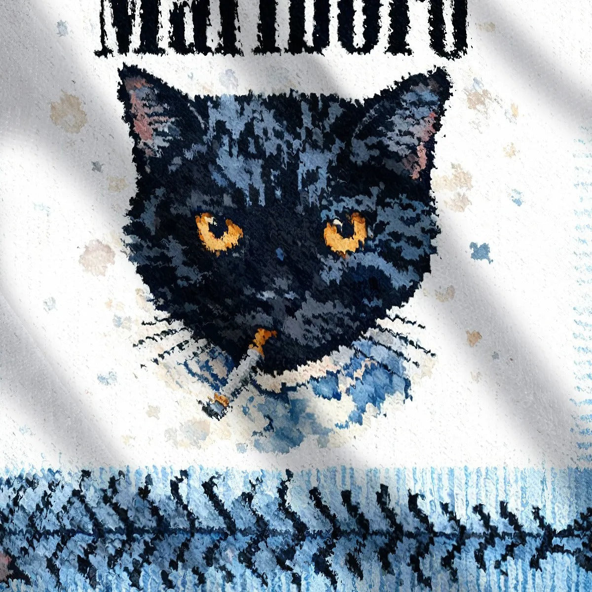 Funny Smoking Cat Black White Ugly Sweater, Funny Meme Christmas Sweater, Xmas Ugly Sweatshirt, Gift Ideas For Cat Lovers