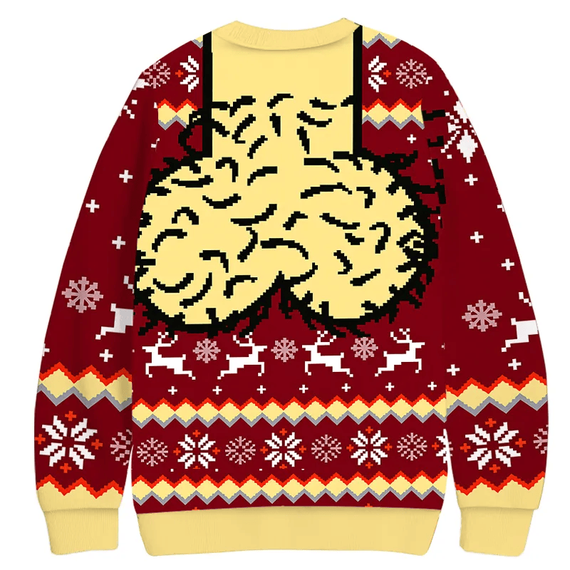 Hilarious Naughty Balls Ugly Sweater, Funny Christmas Ugly Sweatshirt, Xmas Ugly Sweater
