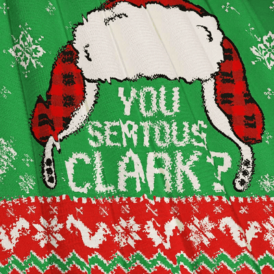 You Serious Clark Christmas Ugly Sweatshirt, Vintage Christmas Sweater, Ugly Xmas Sweater