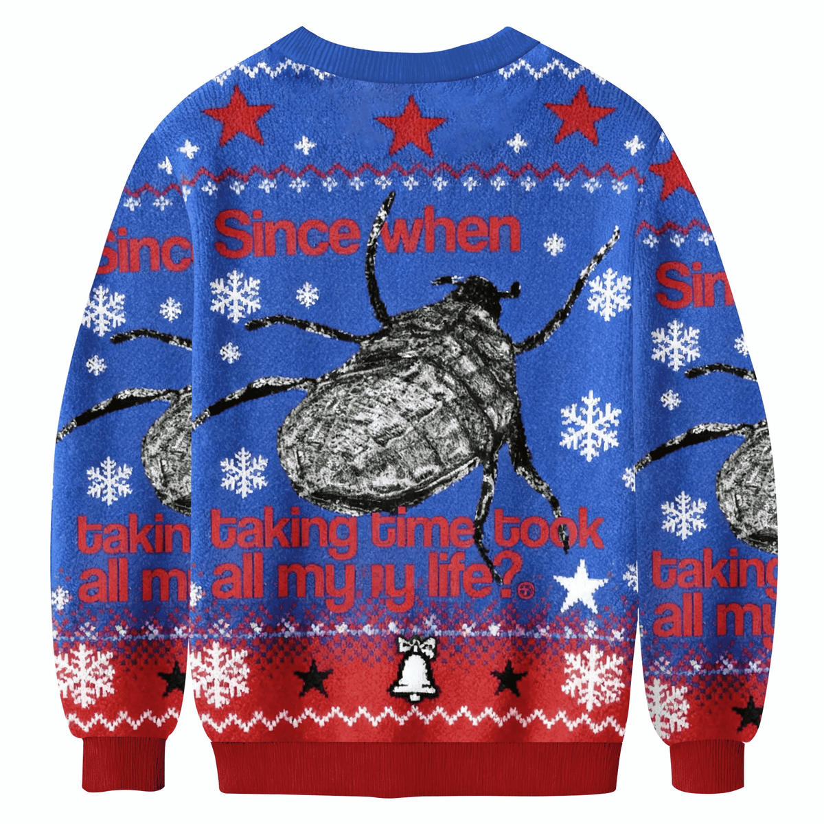 Beetle With Since When Taking Time Took All My Life? Funny Ugly Sweater, Ugly Xmas Sweater, Christmas Ugly Sweatshirt