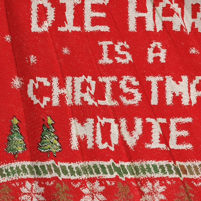 Die Hard is a Christmas Movie Vintage Christmas Sweater, Ugly Xmas Sweater, Christmas Ugly Sweatshirt ZZIPREV