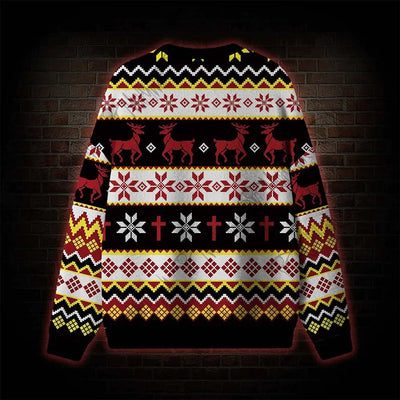 Jesus Loves You But I Think You Are Ugly Sweater, Funny Christmas Ugly Sweatshirt, Ugly Xmas Sweater