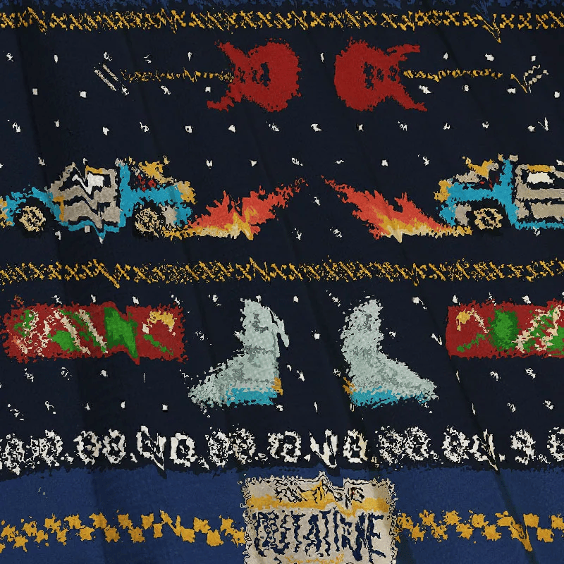 Back in Time For Christmas Back to the Future Ugly Sweater, Funny Christmas Ugly Sweatshirt, Ugly Xmas Sweater ZZIPREV
