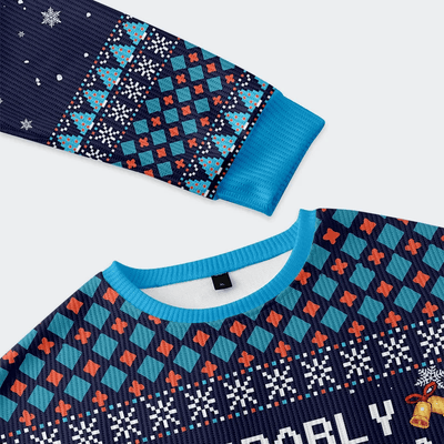 Too Tired to Fully Jingle Christmas Ugly Sweatshirt, Vintage Christmas Sweater, Ugly Xmas Sweater