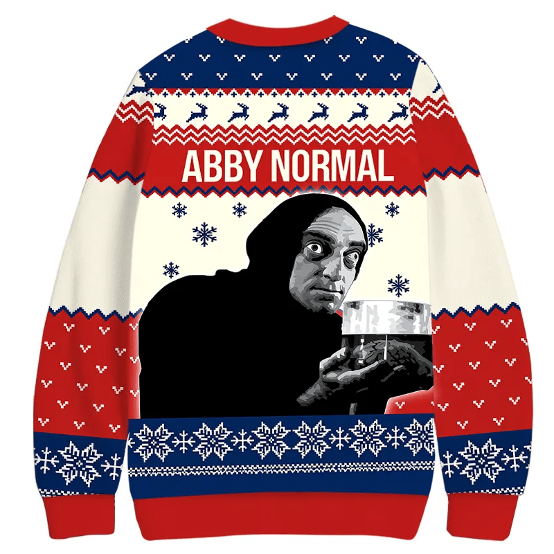 Abby Normal Young Frankenstein Ugly Sweater, Funny Christmas Ugly Sweatshirt