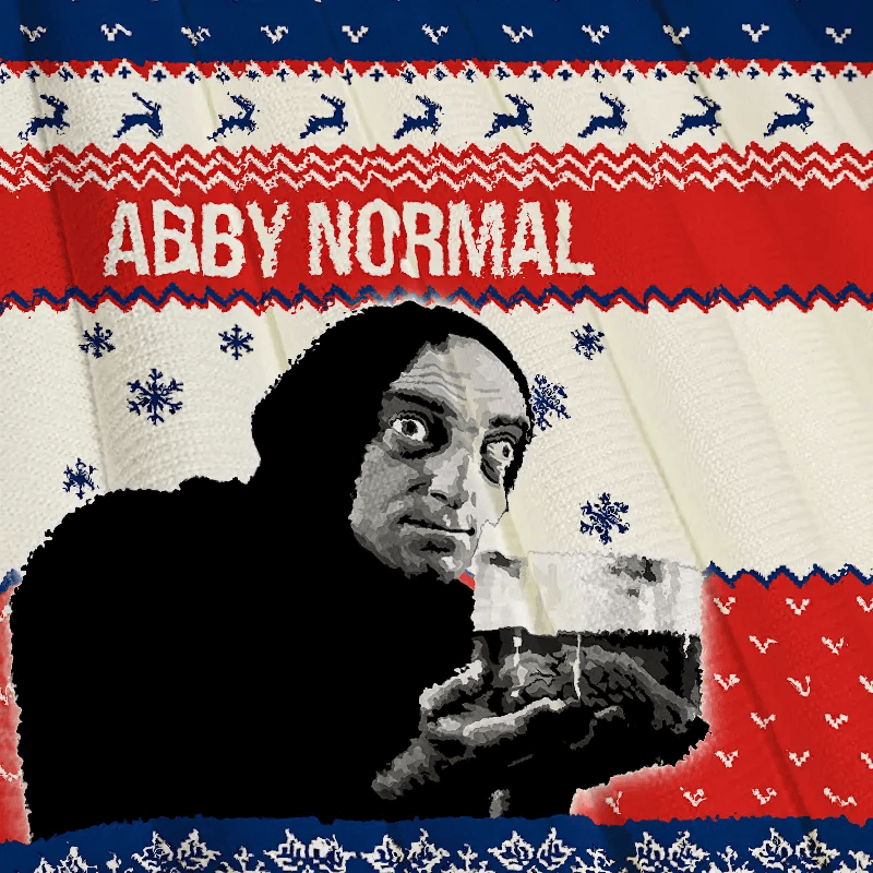 Abby Normal Young Frankenstein Ugly Sweater, Funny Christmas Ugly Sweatshirt
