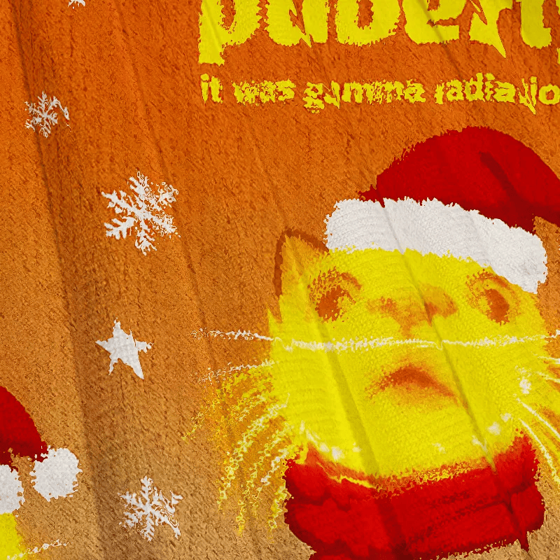 This Wan't Puberty It's Gamma Radiation Ugly Sweater, Funny Christmas Ugly Sweatshirt, Gift  For Cat Lovers
