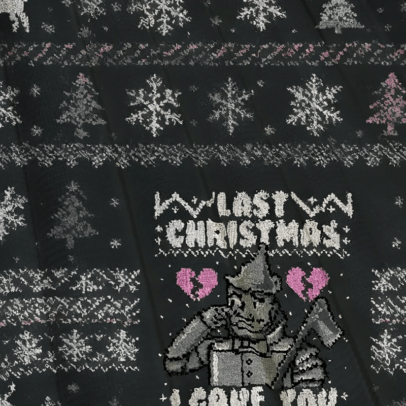 Last Christmas I Gave You My Heart Ugly Sweater, Funny Christmas Ugly Sweatshirt, Xmas Ugly Sweater
