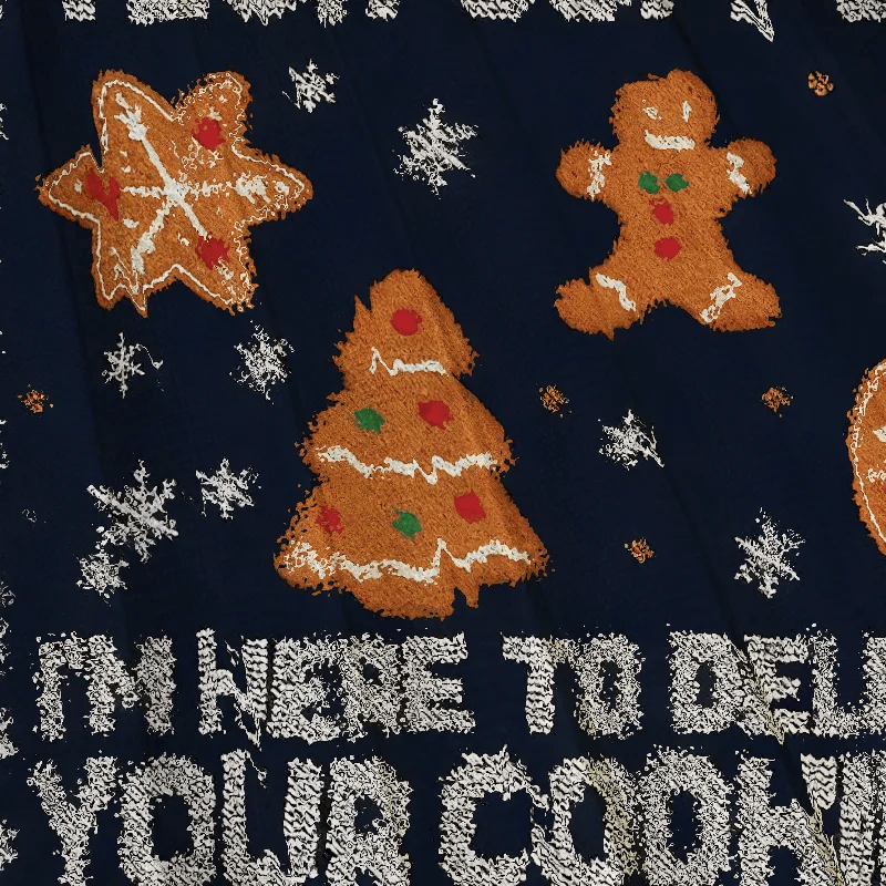 I'm Here To Delete Your Cookies Vintage Christmas Sweater, Ugly Xmas Sweater, Christmas Ugly Sweatshirt