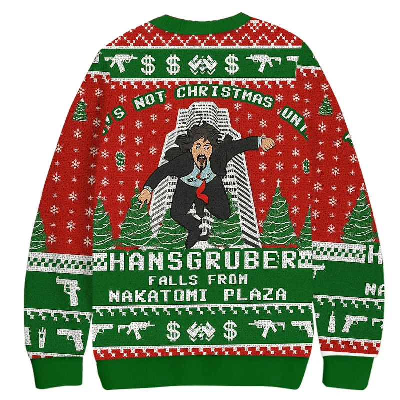 Die Hard Vintage Christmas Sweater, Ugly Xmas Sweater, Christmas Ugly Sweatshirt ZZIPREV
