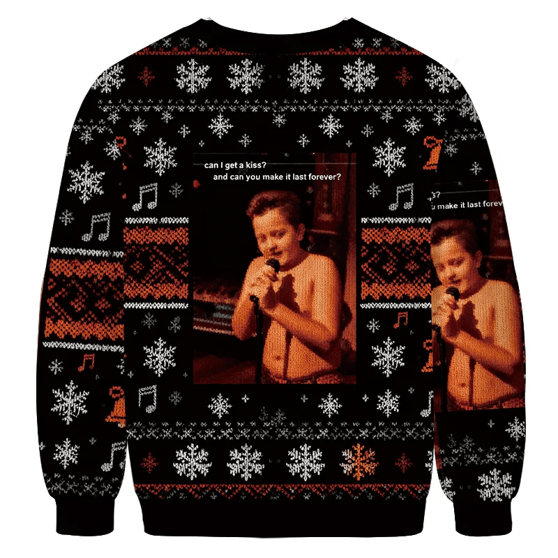 Gibby Singing iCarly Vintage Christmas Sweater, Ugly Xmas Sweater, Christmas Ugly Sweatshirt
