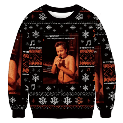 Gibby Singing iCarly Vintage Christmas Sweater, Ugly Xmas Sweater, Christmas Ugly Sweatshirt