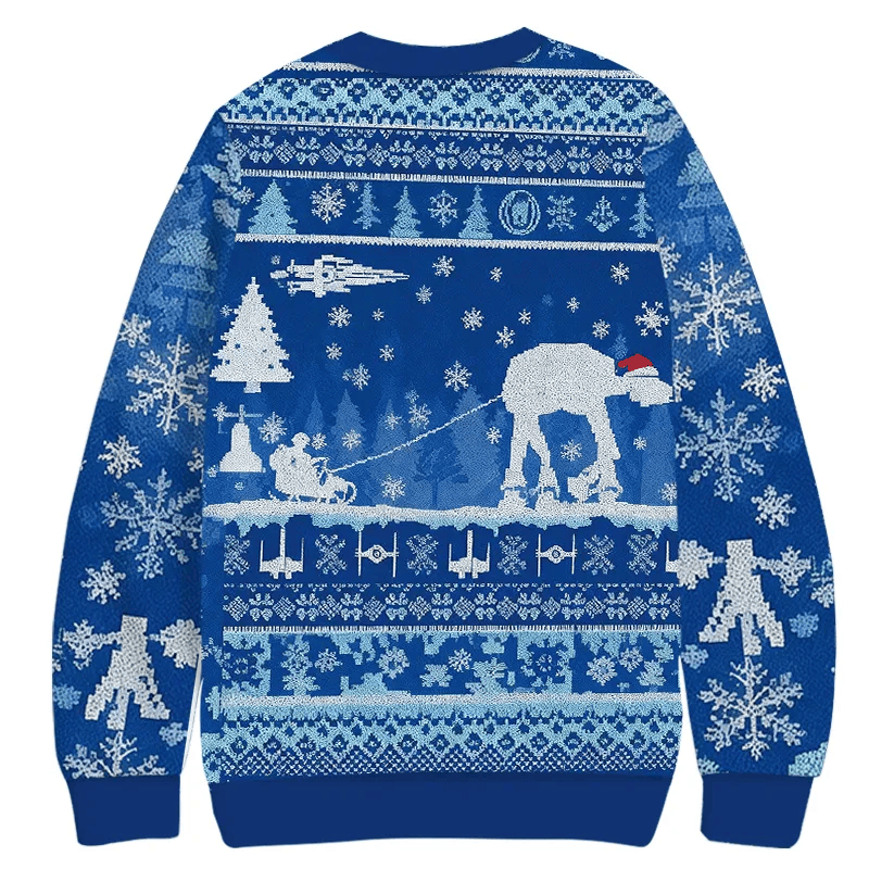 AT Snow Walke Vintage Christmas Sweater, Ugly Xmas Sweater, Christmas Ugly Sweatshirt