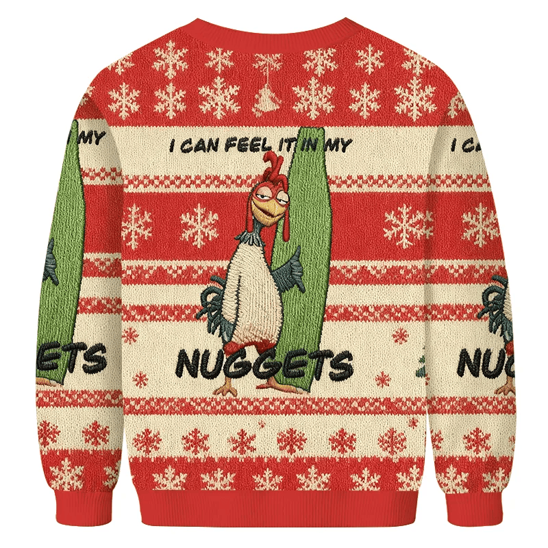 Chicken Joe Vintage Christmas Sweater, Ugly Xmas Sweater, Christmas Ugly Sweatshirt