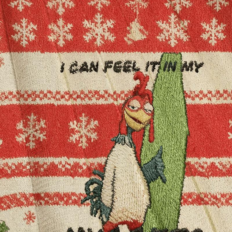 Chicken Joe Vintage Christmas Sweater, Ugly Xmas Sweater, Christmas Ugly Sweatshirt