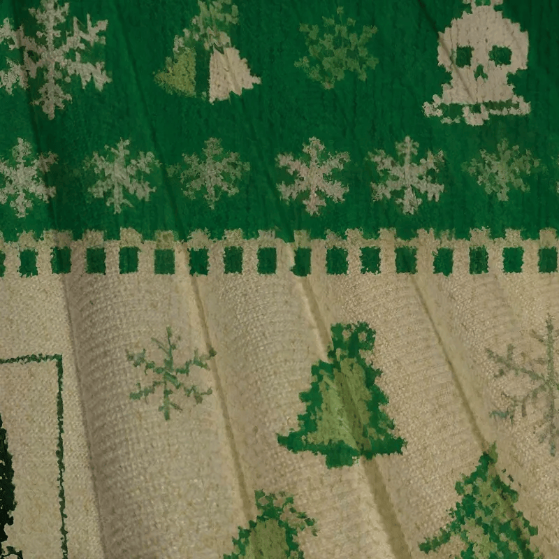 Stay Positive Skeleton Vintage Christmas Sweater, Ugly Xmas Sweater, Christmas Ugly Sweatshirt