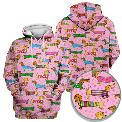 Cute Dachshund Dog Scrub for Nurse - Funny Animal Lover Top for Women - RN LPN CNA Healthcare Workers Gift