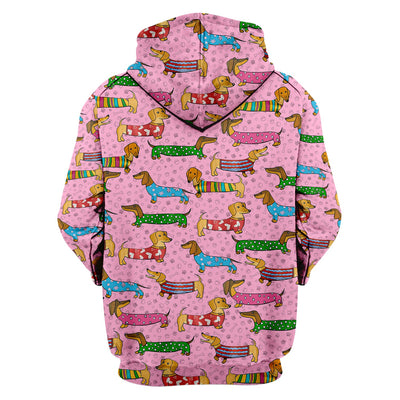 Cute Dachshund Dog Scrub for Nurse - Funny Animal Lover Top for Women - RN LPN CNA Healthcare Workers Gift