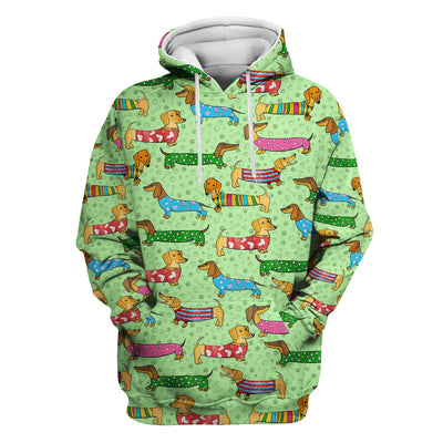 Cute Dachshund Dog Scrub for Nurse - Funny Animal Lover Top for Women - RN LPN CNA Healthcare Workers Gift