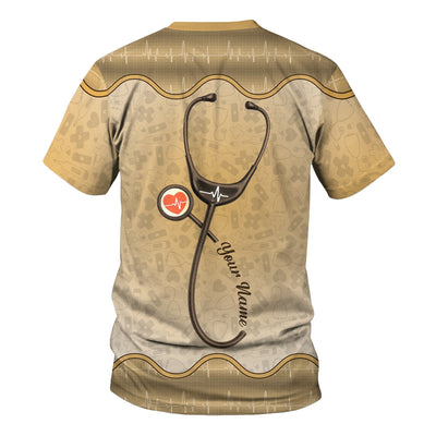 Personalized Vintage Raccoon Nurse Shirt - Funny Feral Raccoon with Syringe Graphic Tee - Gift for Women RN, LPN, CNA