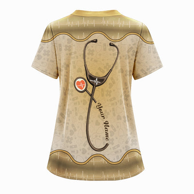 Personalized Vintage Raccoon Nurse Shirt - Funny Feral Raccoon with Syringe Graphic Tee - Gift for Women RN, LPN, CNA