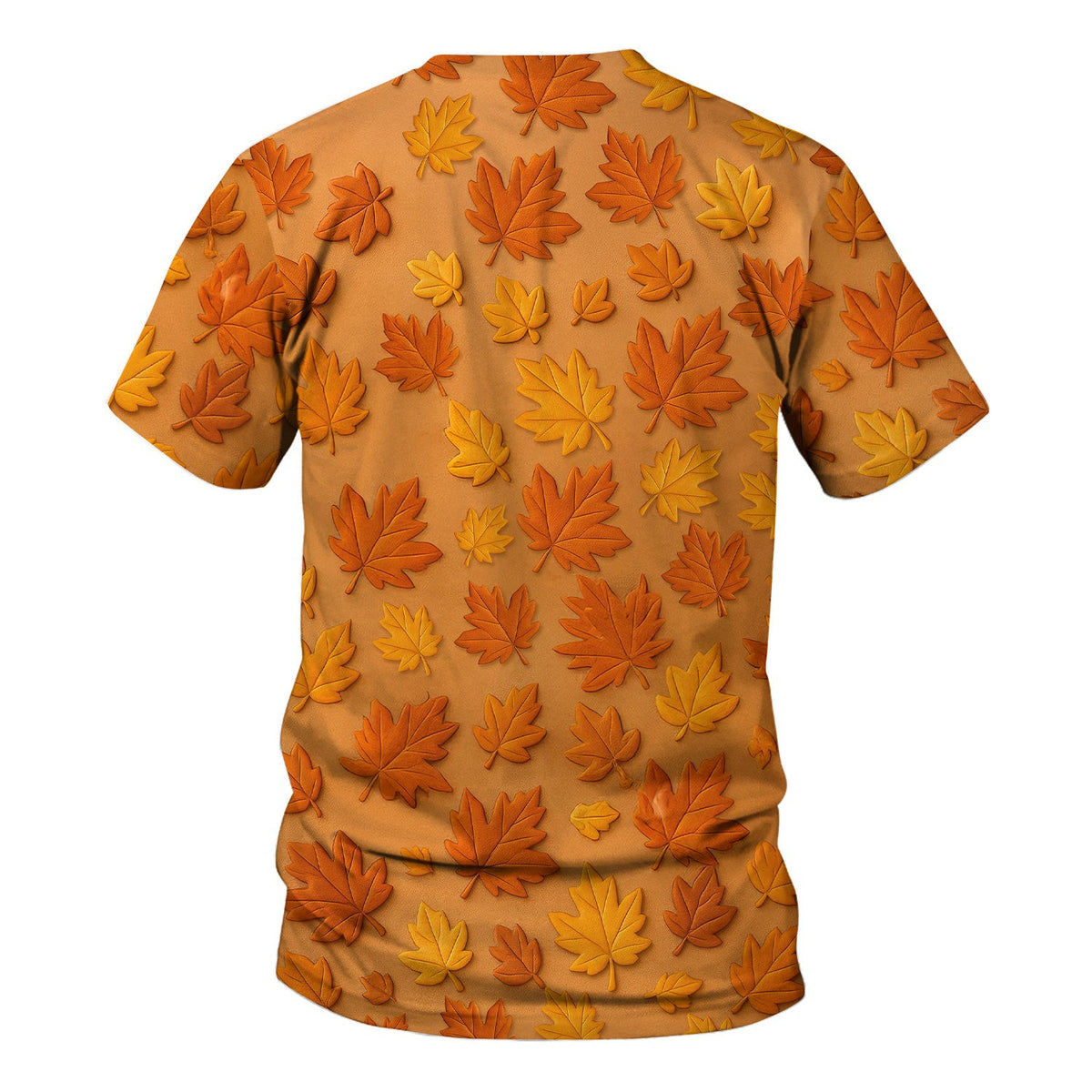 Fall Leaves Nurse Scrub Top - Pumpkin Bow and Stethoscope Design - CNA RN LPN Healthcare Worker Gift