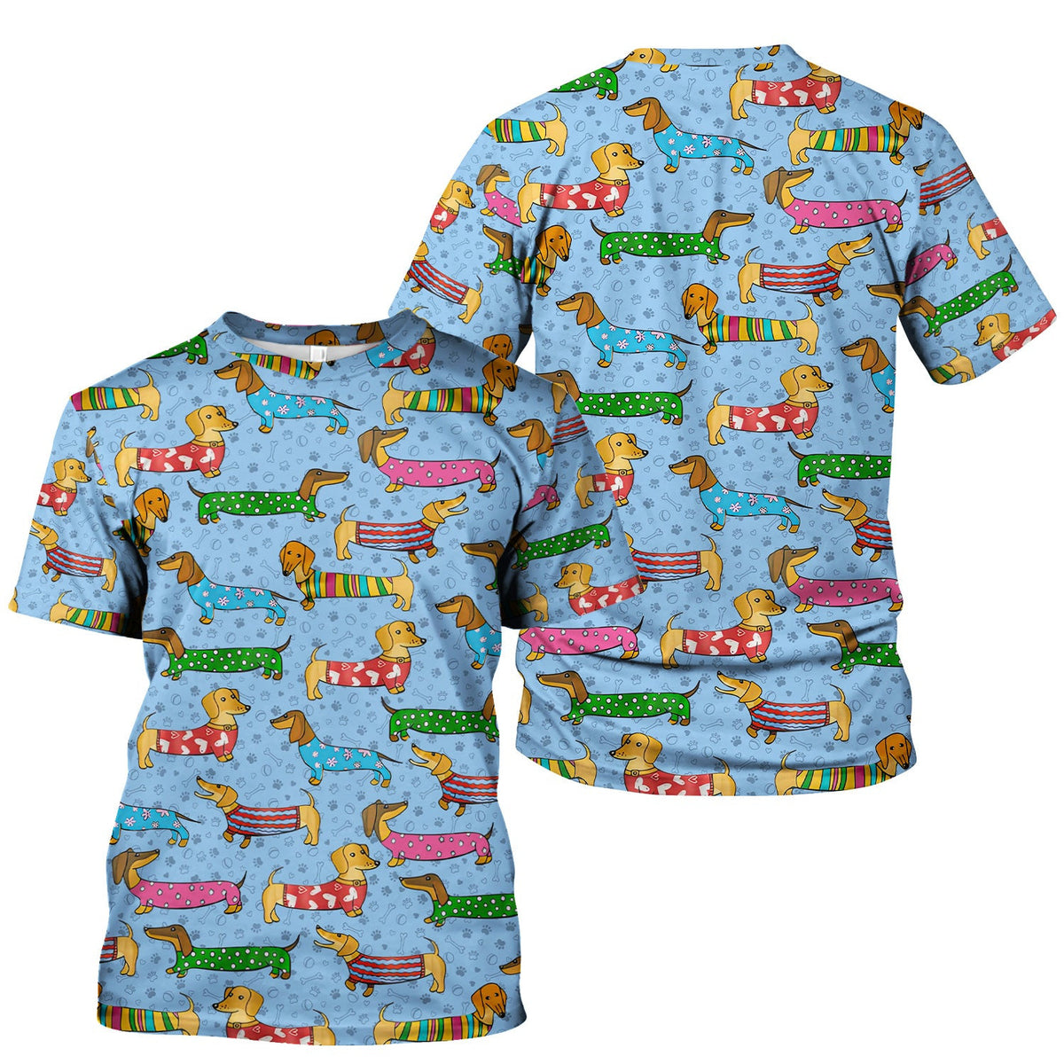 Dachshund Dog Scrub Top - Funny Animal Lover Scrubs For Women - RN LPN CNA Healthcare Workers Gift