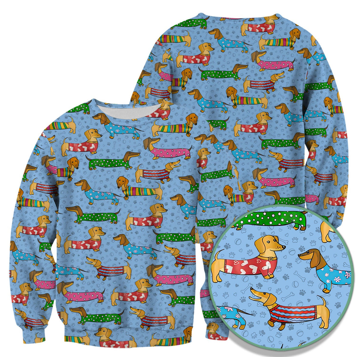 Dachshund Dog Scrub Top - Funny Animal Lover Scrubs For Women - RN LPN CNA Healthcare Workers Gift