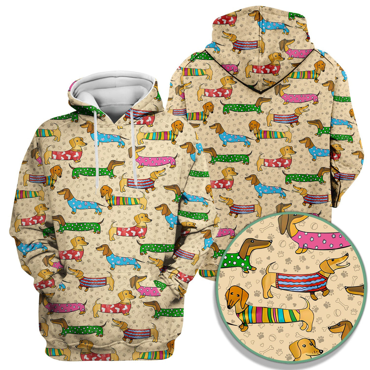 Dachshund Dog Scrub Top - Funny Animal Lover Scrubs For Women - RN LPN CNA Healthcare Workers Gift