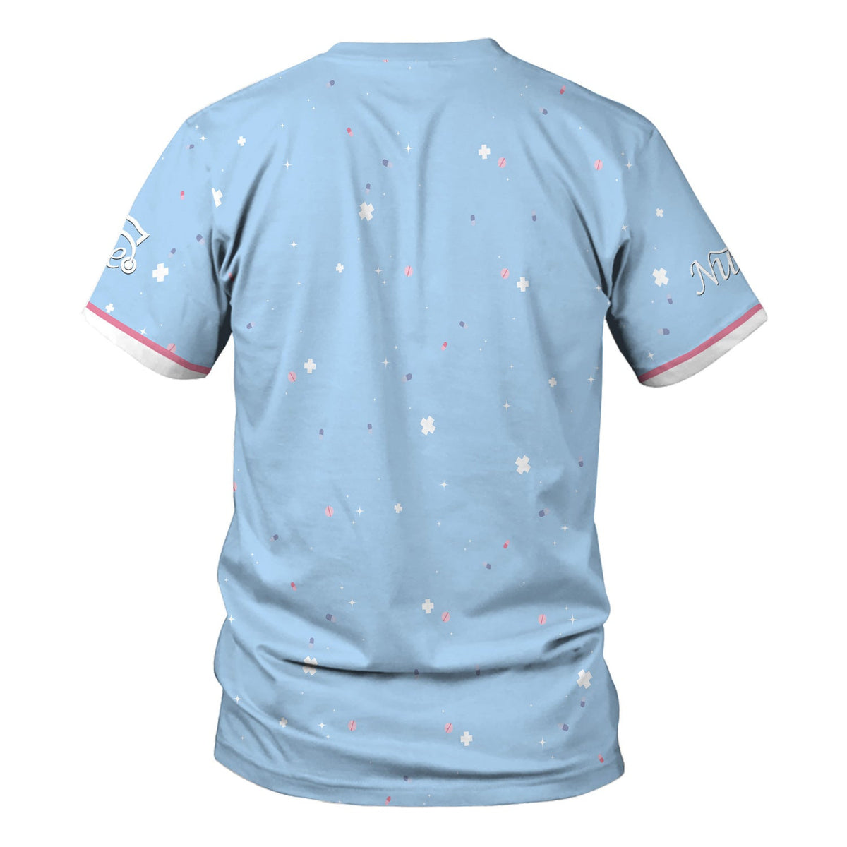 Personalized Nurse Shirt Christian Apparel - And God Said Let There Be Nurses Graphic Tee - Gift for RN LPN CNA