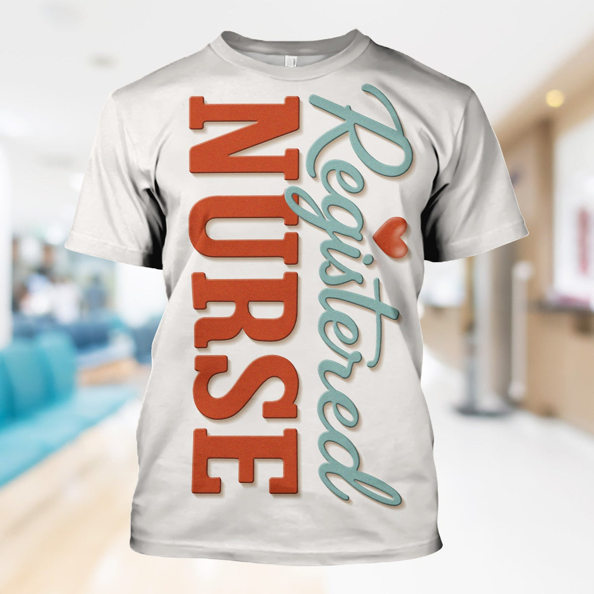 Personalized Registered Nurse Shirt - Custom RN Love Design - Gifts for Nurses, LPNs, and Healthcare Workers