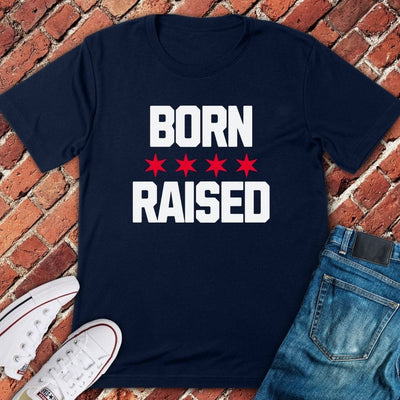 Chicago Born Raised T-Shirt - Graphic Tee - Gift for Chicago Lovers - Unisex