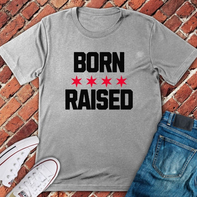 Chicago Born Raised T-Shirt - Graphic Tee - Gift for Chicago Lovers - Unisex