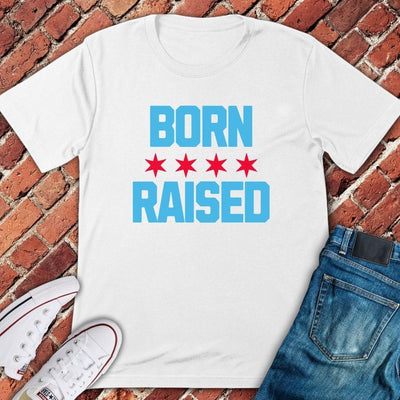 Chicago Born Raised T-Shirt - Graphic Tee - Gift for Chicago Lovers - Unisex