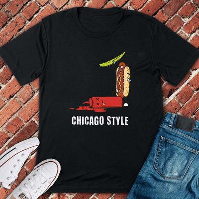 Chicago Dog Wins T-Shirt - Graphic Tee - Gift for Chicago Lovers - Unisex