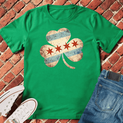 Chi Shamrock T-Shirt - Graphic Tee - Gift for Chicago Lovers - Unisex