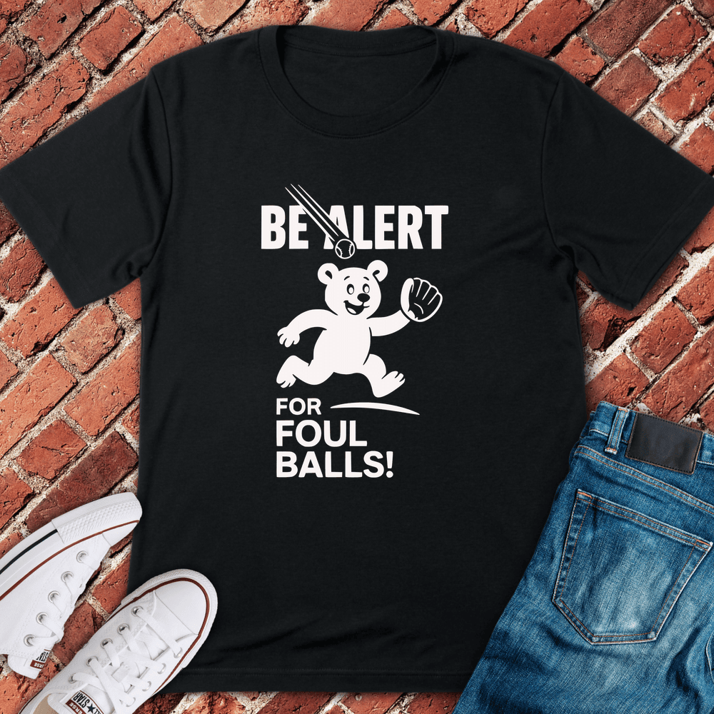 Foul Ball Alert T-Shirt - Chicago Graphic Tee - Gift for Chicago Lovers - Unisex