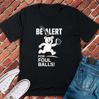 Foul Ball Alert T-Shirt - Chicago Graphic Tee - Gift for Chicago Lovers - Unisex