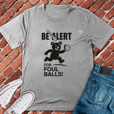 Foul Ball Alert T-Shirt - Chicago Graphic Tee - Gift for Chicago Lovers - Unisex