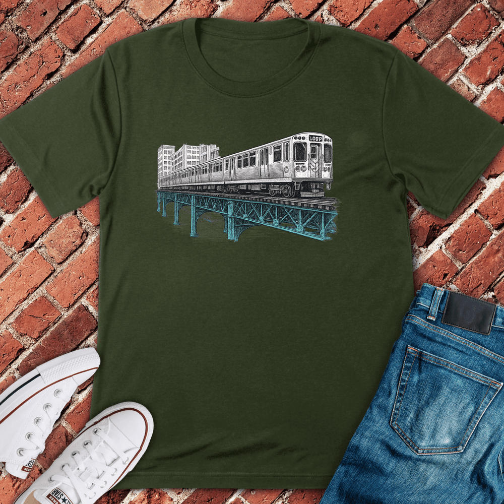 Elevated Tracks T-Shirt - Chicago Graphic Tee - Gift for Chicago Lovers - Unisex