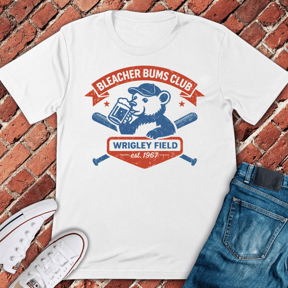 Bleacher Bums T-Shirt - Chicago Graphic Tee - Gift for Chicago Lovers - Unisex