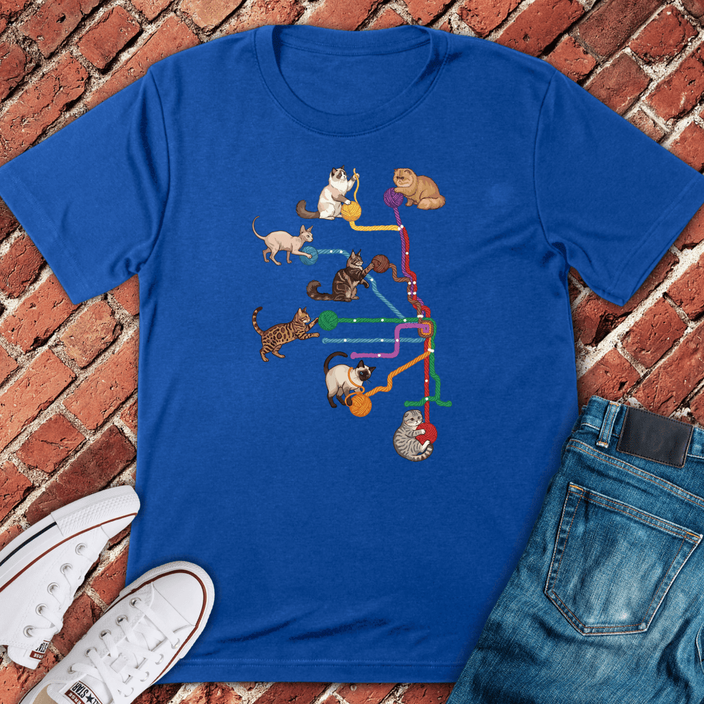 Yarn Cats T-Shirt - Chicago Graphic Tee - Gift for Chicago Lovers - Unisex